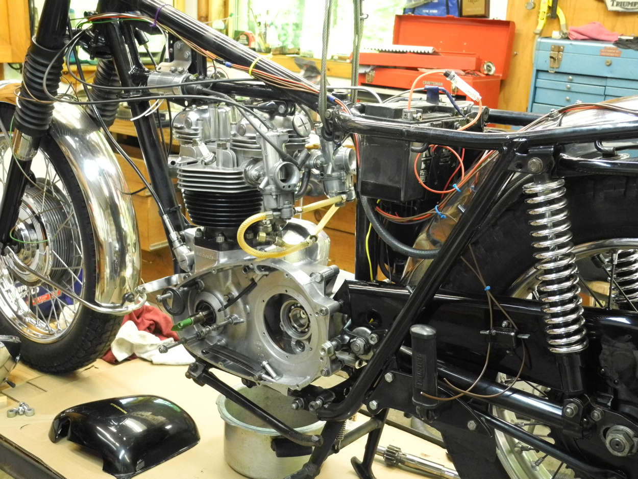 Custom Wiring for '69 T120R Triumph Motorcycle