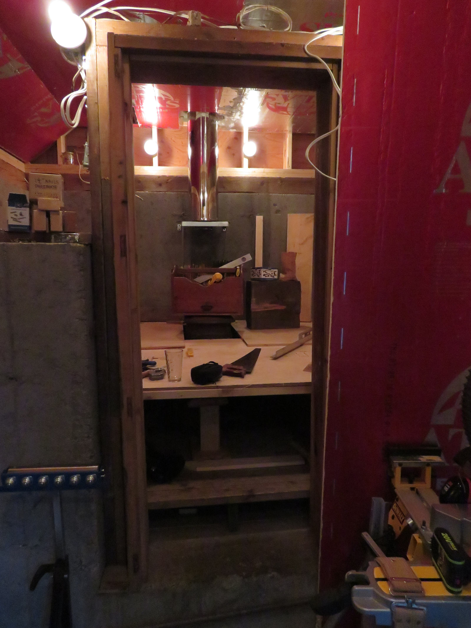 sauna interior construction