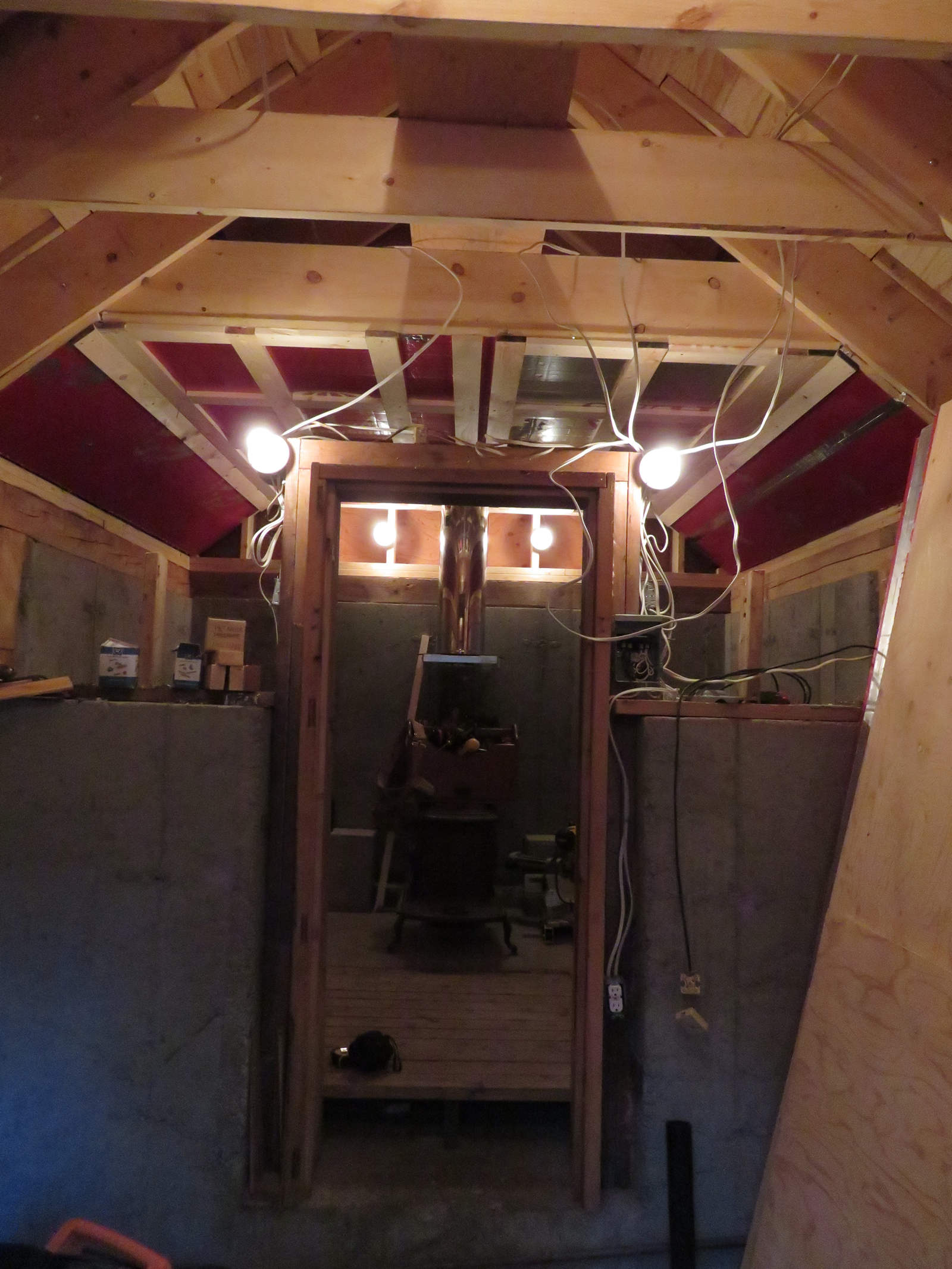 sauna interior construction