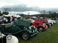 Photo of classic British sports cars