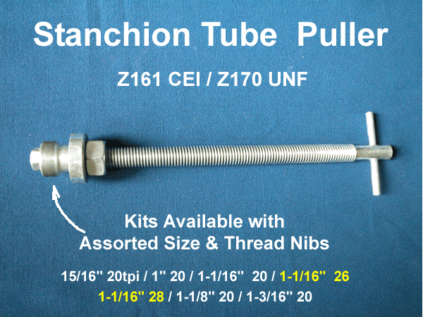 Fork tube puller tool BSA all 66 67 68 Triumph 1968 20 TPI thread